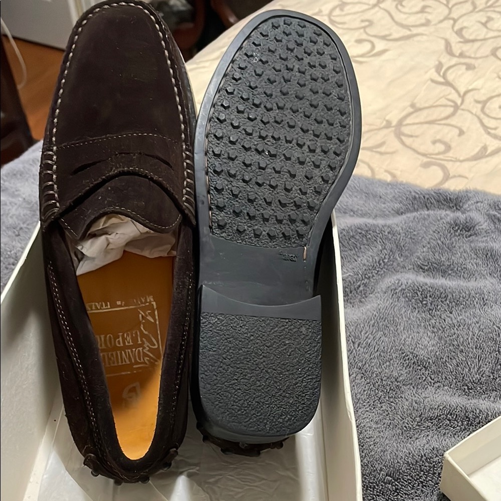 Brown Leather Men's Loafers